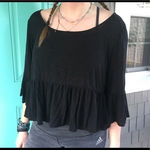 Free People Flowy Shirt